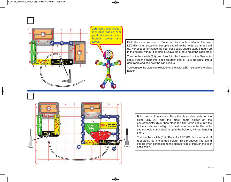 Elenco Snap Circuits® Deluxe Sound & Light Combo User Manual | Page 39 / 168