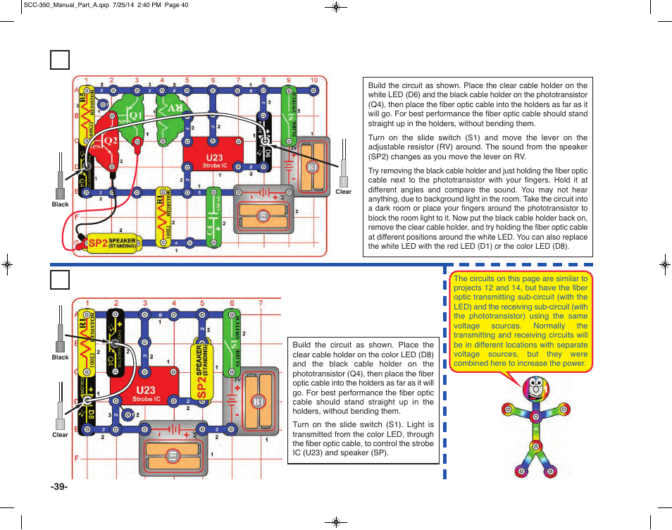 Elenco Snap Circuits® Deluxe Sound & Light Combo User Manual | Page 40 / 168