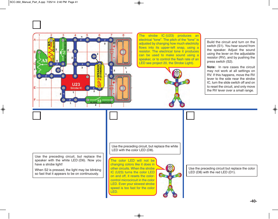 Elenco Snap Circuits® Deluxe Sound & Light Combo User Manual | Page 41 / 168