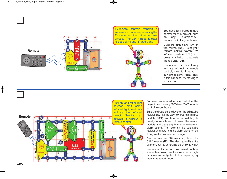 Elenco Snap Circuits® Deluxe Sound & Light Combo User Manual | Page 48 / 168