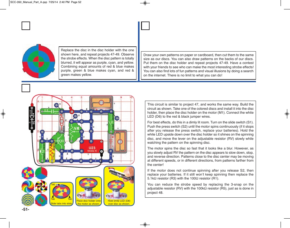 Elenco Snap Circuits® Deluxe Sound & Light Combo User Manual | Page 52 / 168