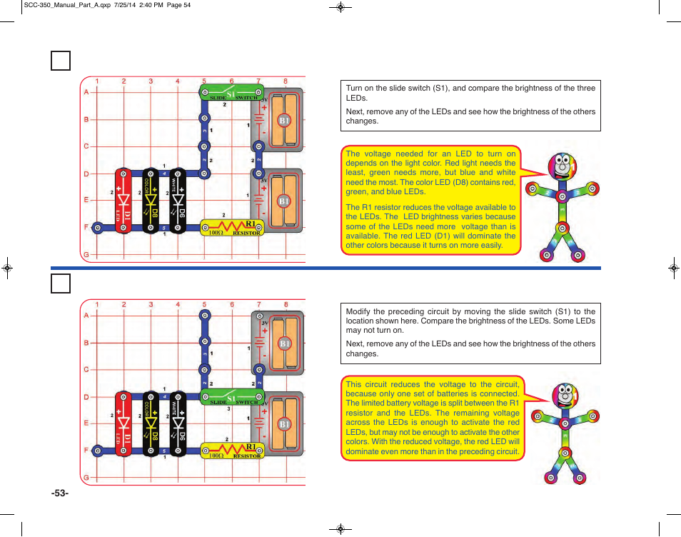 Elenco Snap Circuits® Deluxe Sound & Light Combo User Manual | Page 54 / 168