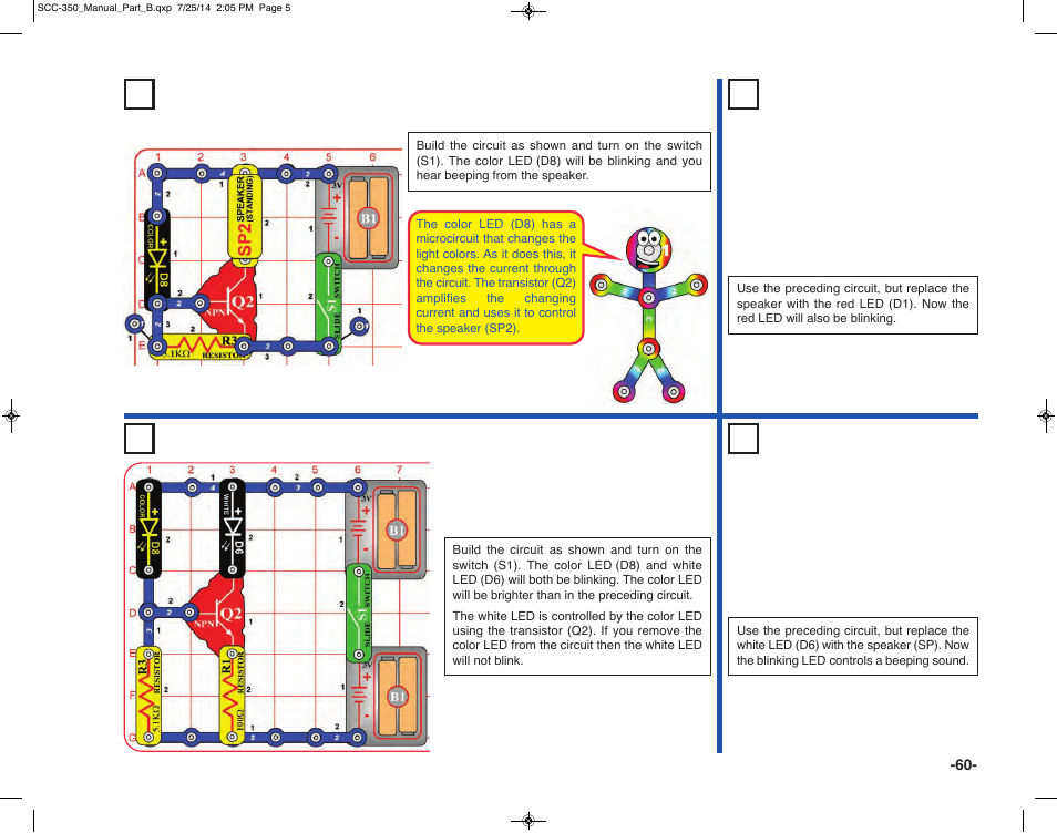 Elenco Snap Circuits® Deluxe Sound & Light Combo User Manual | Page 61 / 168