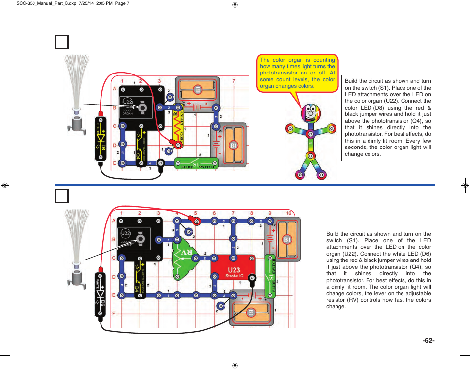 Elenco Snap Circuits® Deluxe Sound & Light Combo User Manual | Page 63 / 168