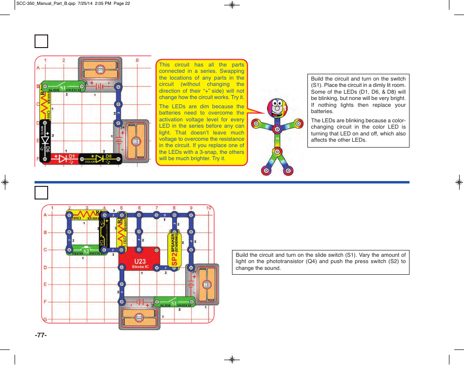 Elenco Snap Circuits® Deluxe Sound & Light Combo User Manual | Page 78 / 168