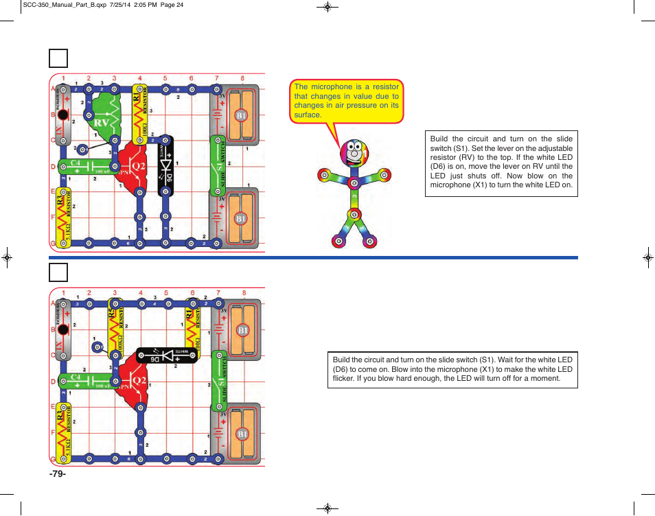 Elenco Snap Circuits® Deluxe Sound & Light Combo User Manual | Page 80 / 168