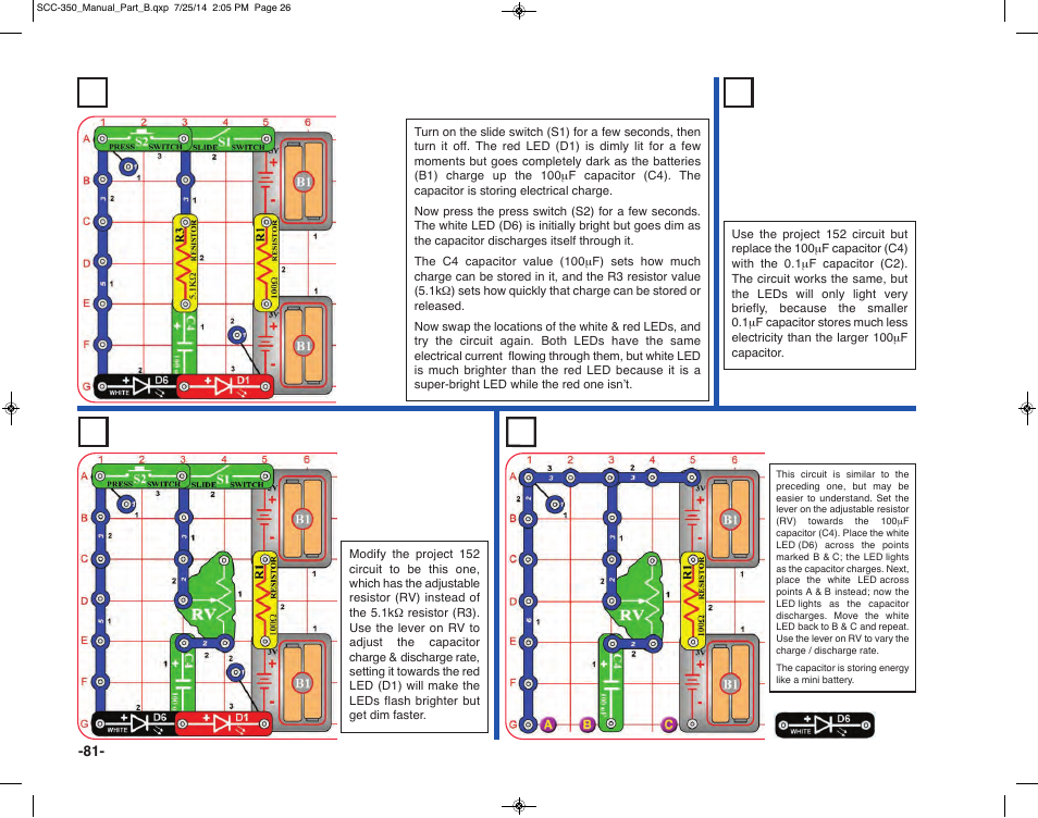 Elenco Snap Circuits® Deluxe Sound & Light Combo User Manual | Page 82 / 168