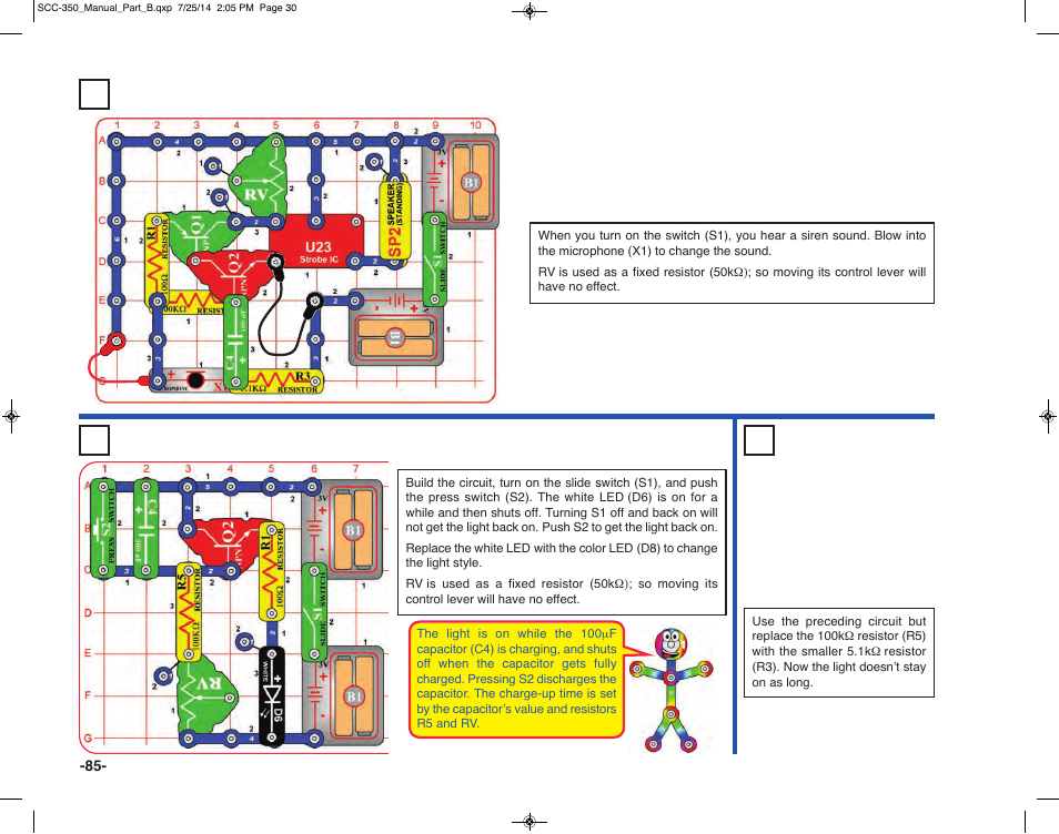 Elenco Snap Circuits® Deluxe Sound & Light Combo User Manual | Page 86 / 168