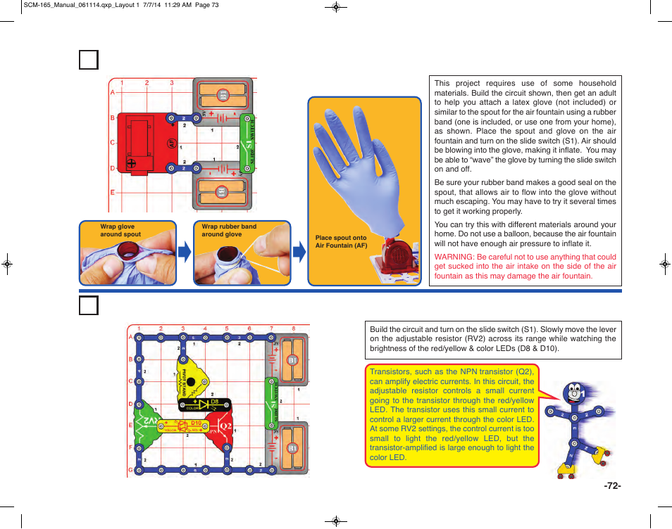 Elenco Snap Circuits Motion User Manual | Page 73 / 84