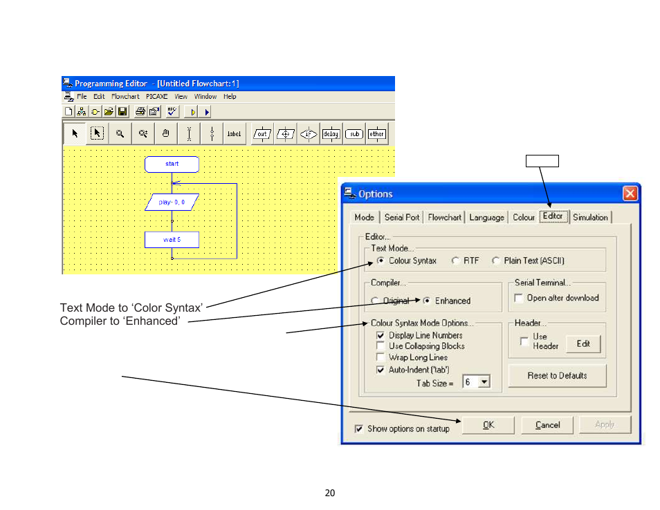 Testing a flowchart program | Elenco Snap Circuits SnapMicro ® I Standard User Manual | Page 21 / 87