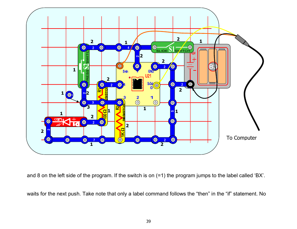 Elenco Snap Circuits SnapMicro ® I Standard User Manual | Page 40 / 87