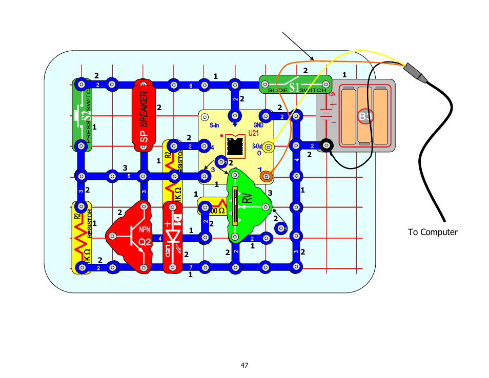 Elenco Snap Circuits SnapMicro ® I Standard User Manual | Page 48 / 87