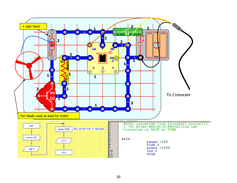 Elenco Snap Circuits SnapMicro ® I Standard User Manual | Page 51 / 87