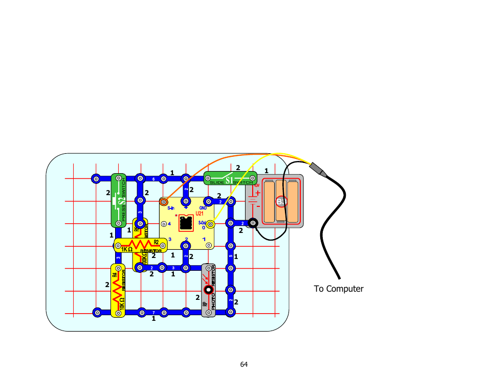Elenco Snap Circuits SnapMicro ® I Standard User Manual | Page 65 / 87