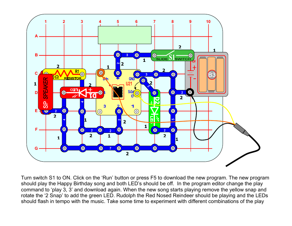 Elenco Snap Circuits SnapMicro I Deluxe ® User Manual | Page 24 / 86