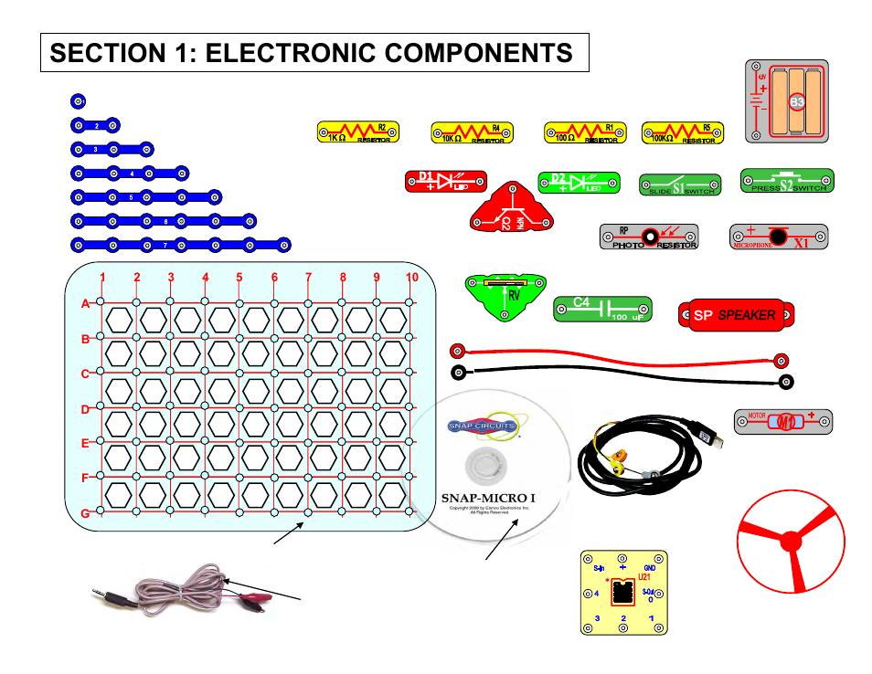 Elenco Snap Circuits SnapMicro I Deluxe ® User Manual | Page 4 / 86