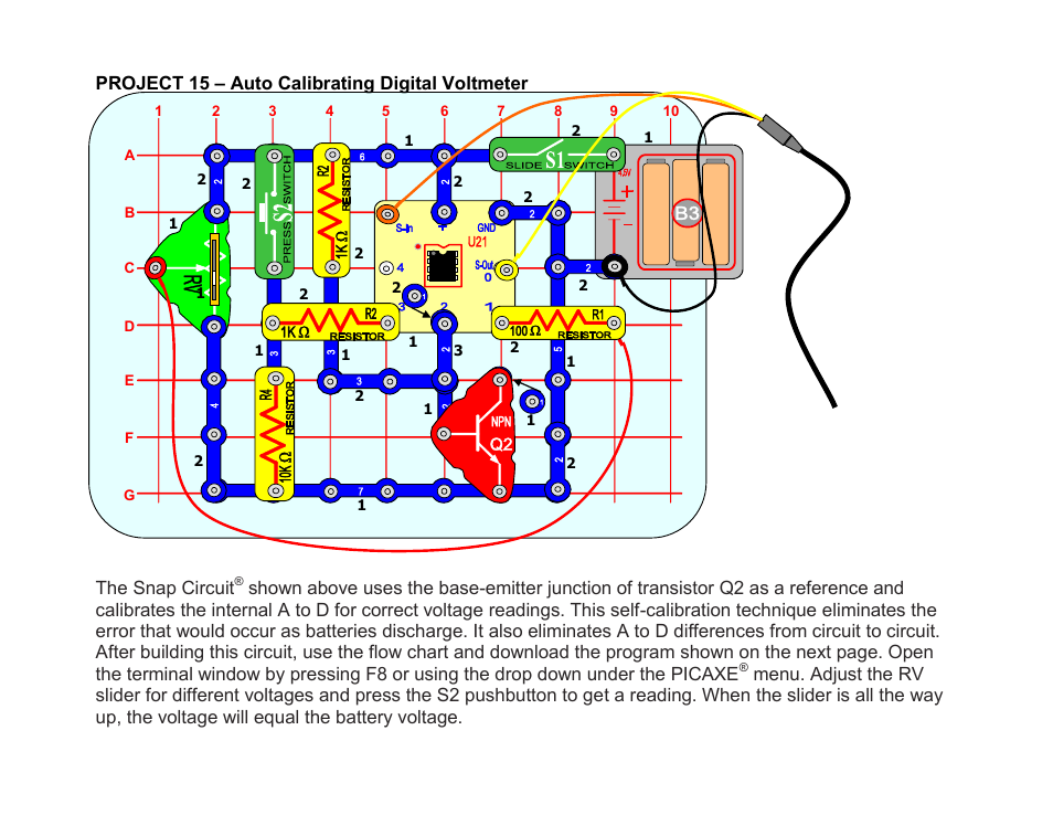Elenco Snap Circuits SnapMicro I Deluxe ® User Manual | Page 57 / 86