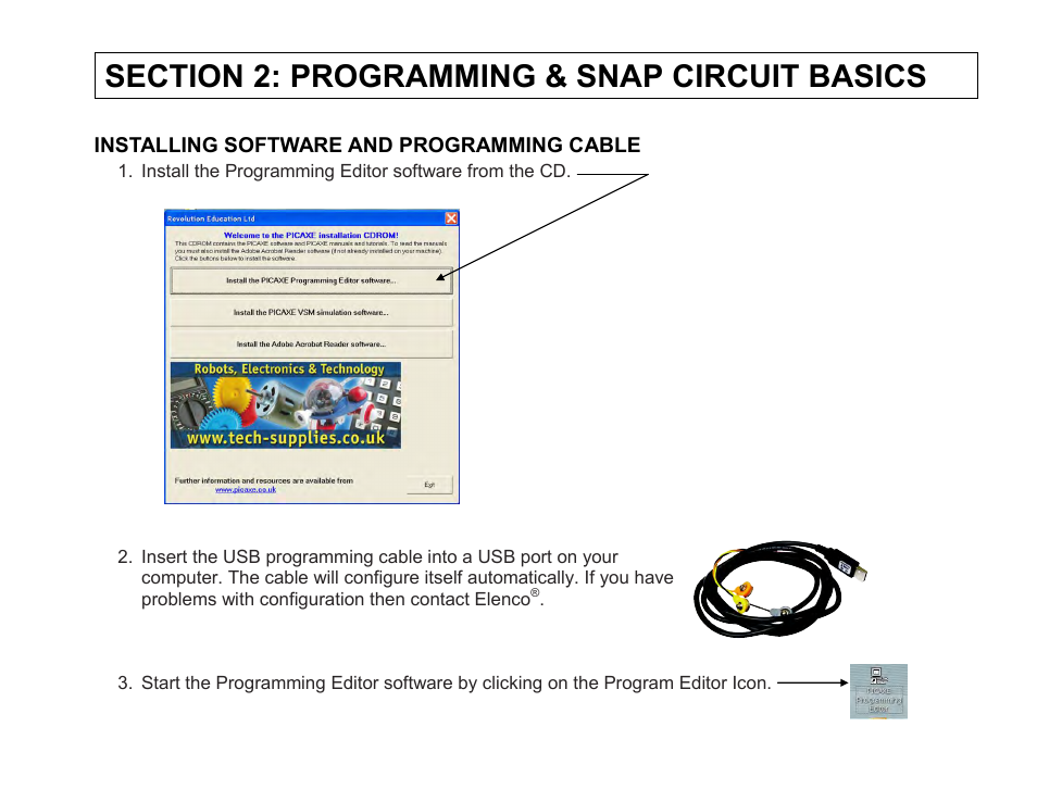Elenco Snap Circuits SnapMicro I Deluxe ® User Manual | Page 9 / 86