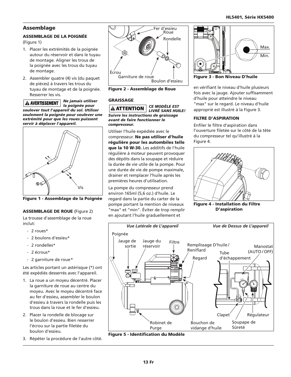 Assemblage | Campbell Hausfeld HL5401 Series User Manual | Page 13 / 32