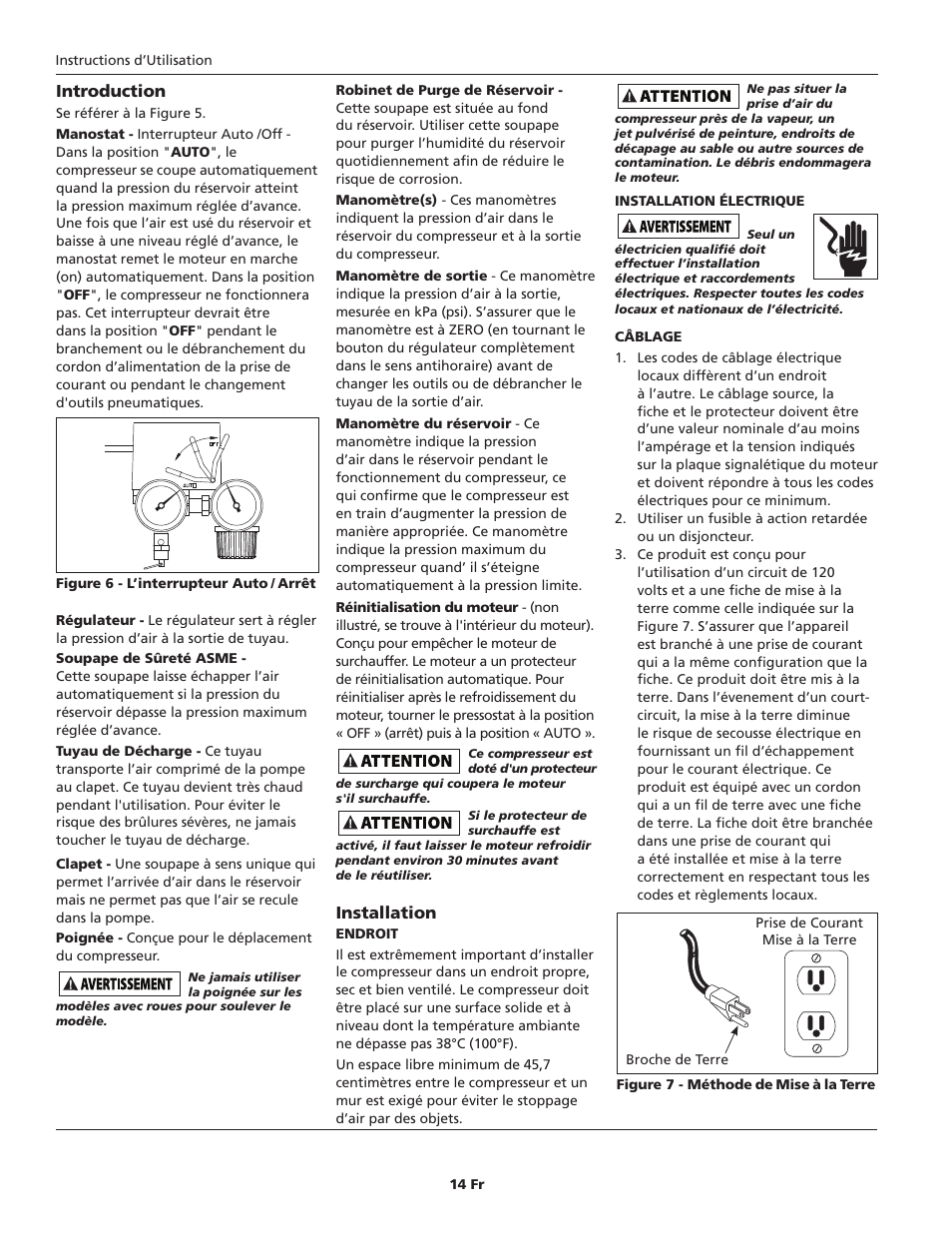 Introduction, Installation | Campbell Hausfeld HL5401 Series User Manual | Page 14 / 32