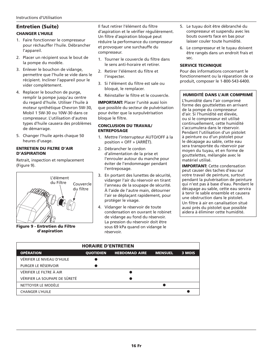 Campbell Hausfeld HL5401 Series User Manual | Page 16 / 32