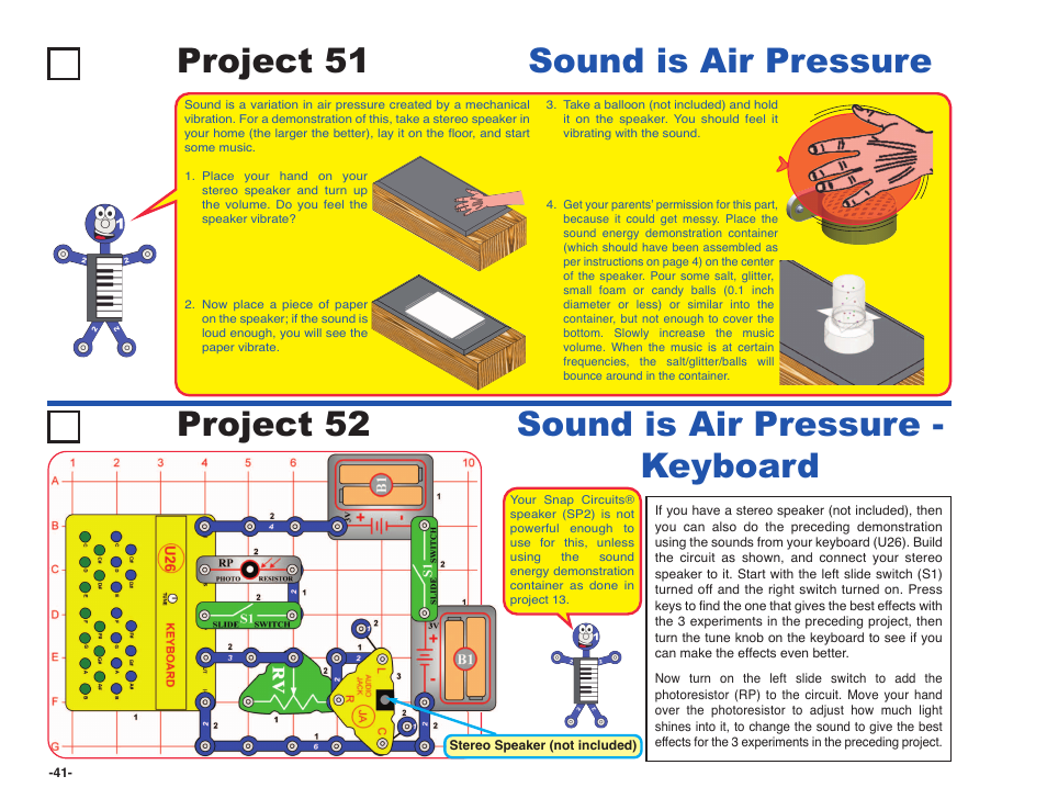 Elenco Snap Circuits SOUND ® User Manual | Page 42 / 88