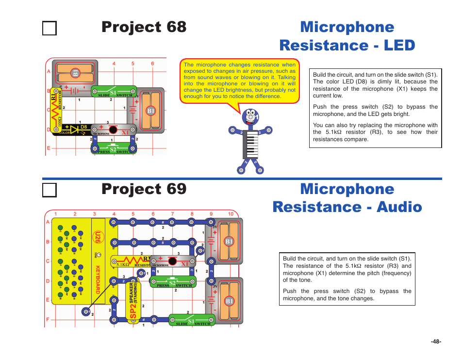 Elenco Snap Circuits SOUND ® User Manual | Page 49 / 88