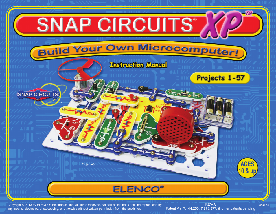Elenco Snap Circuits XP ® User Manual | 64 pages