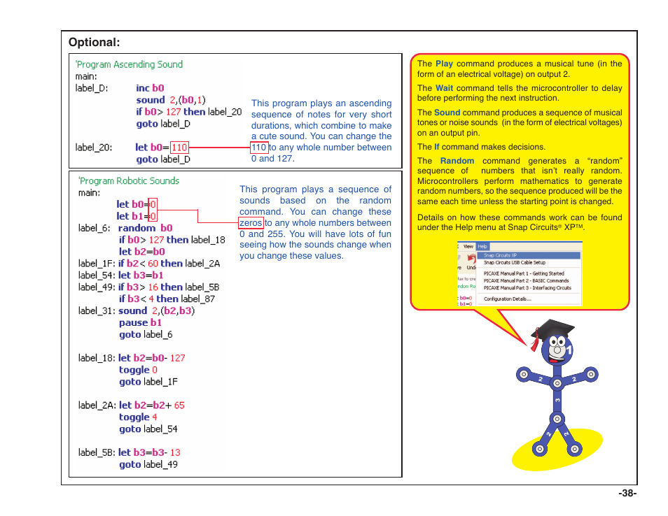 Optional | Elenco Snap Circuits XP ® User Manual | Page 39 / 64