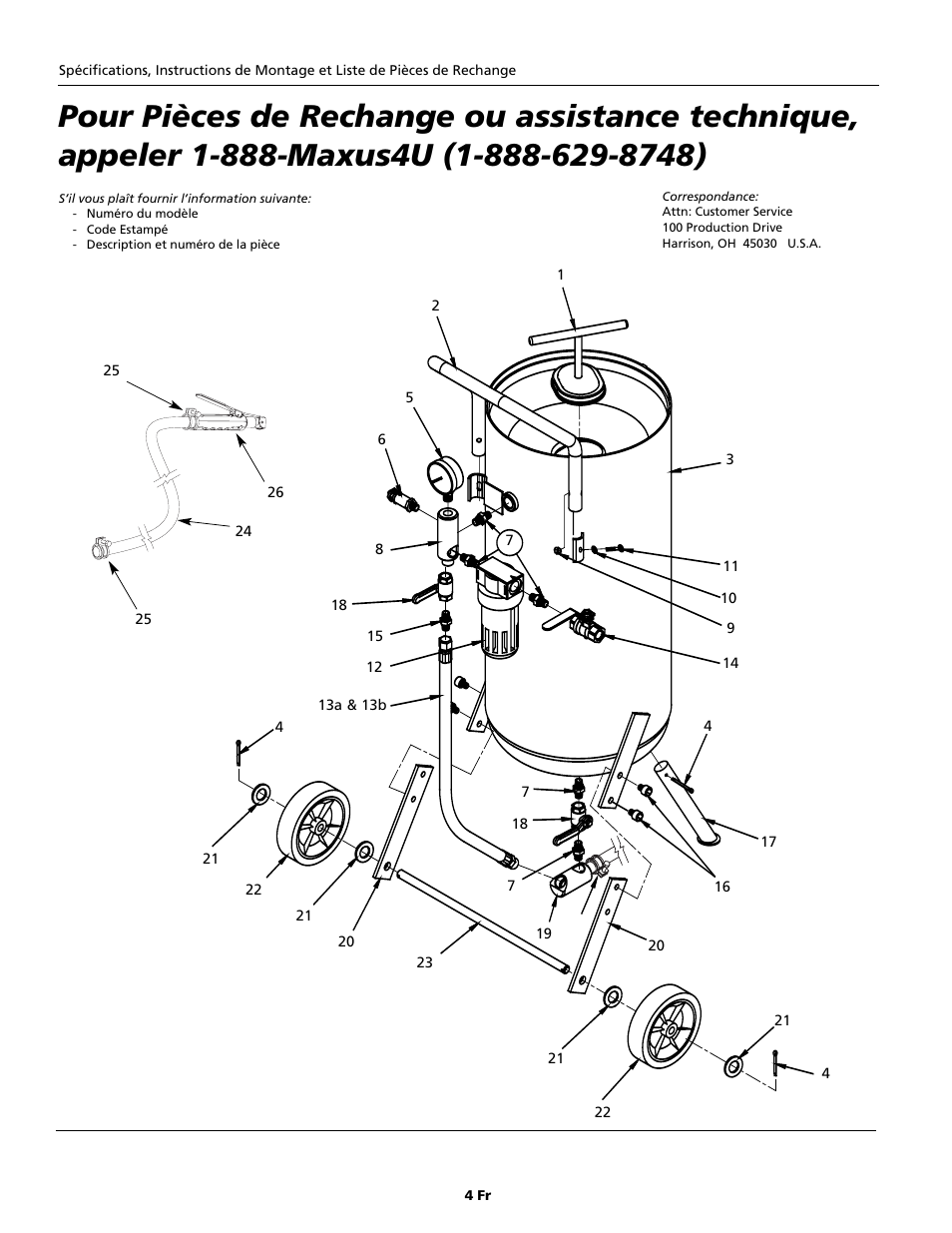 Maxus tools MXS21002 User Manual | Page 4 / 8