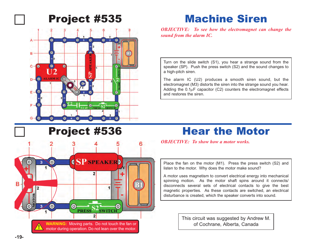 Hear the motor, Machine siren | Elenco Upgrade Kit SC100 to SC750 User Manual | Page 160 / 288