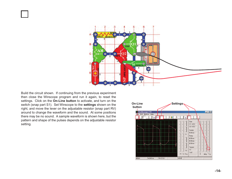 Project #pc3, Hissing foghorn pc | Elenco Upgrade Kit SC100 to SC750 User Manual | Page 243 / 288