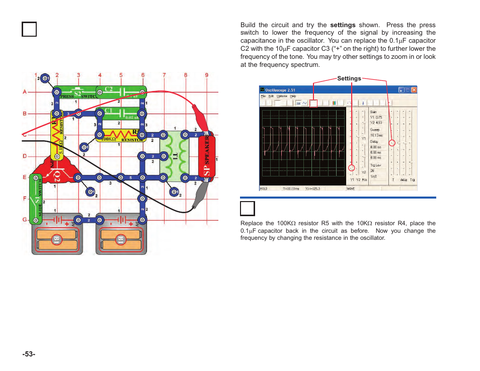 Project #pc63 electronic sound pc | Elenco Upgrade Kit SC100 to SC750 User Manual | Page 282 / 288