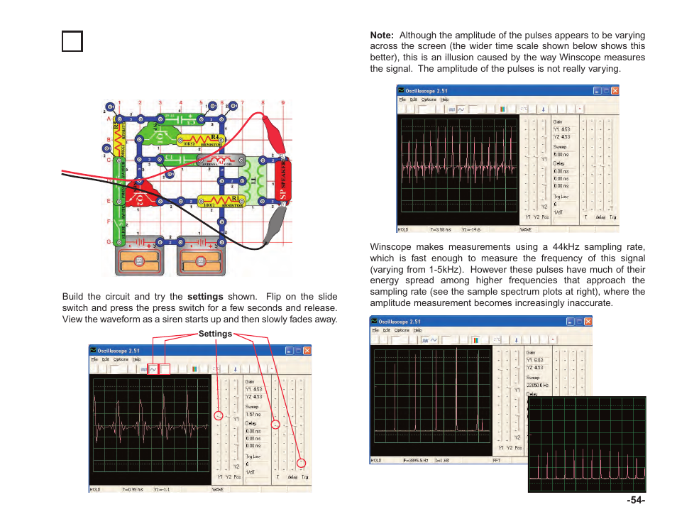 Project #pc65 siren pc | Elenco Upgrade Kit SC100 to SC750 User Manual | Page 283 / 288