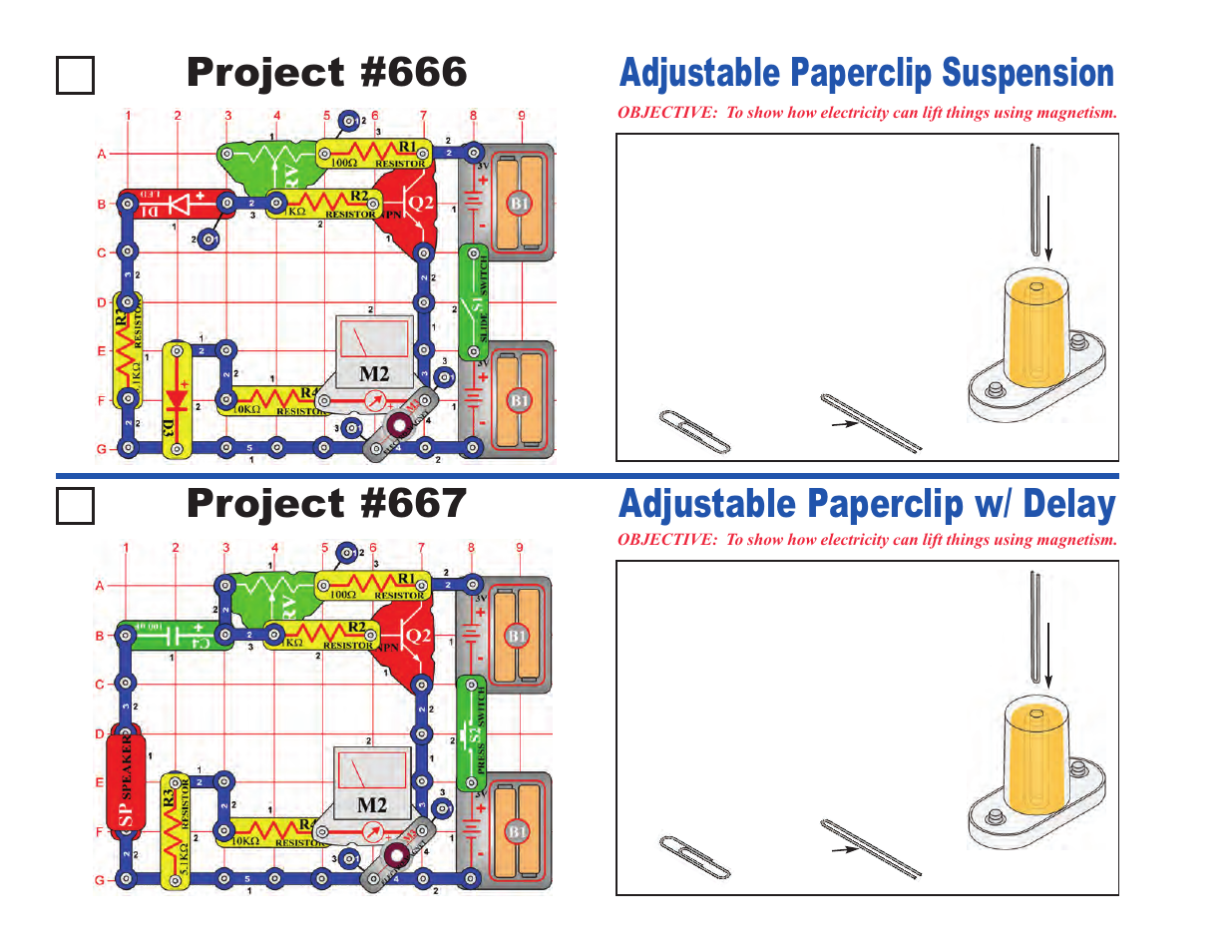 Adjustable paperclip w/ delay | Elenco Upgrade Kit SC300 to SC750 User Manual | Page 138 / 212