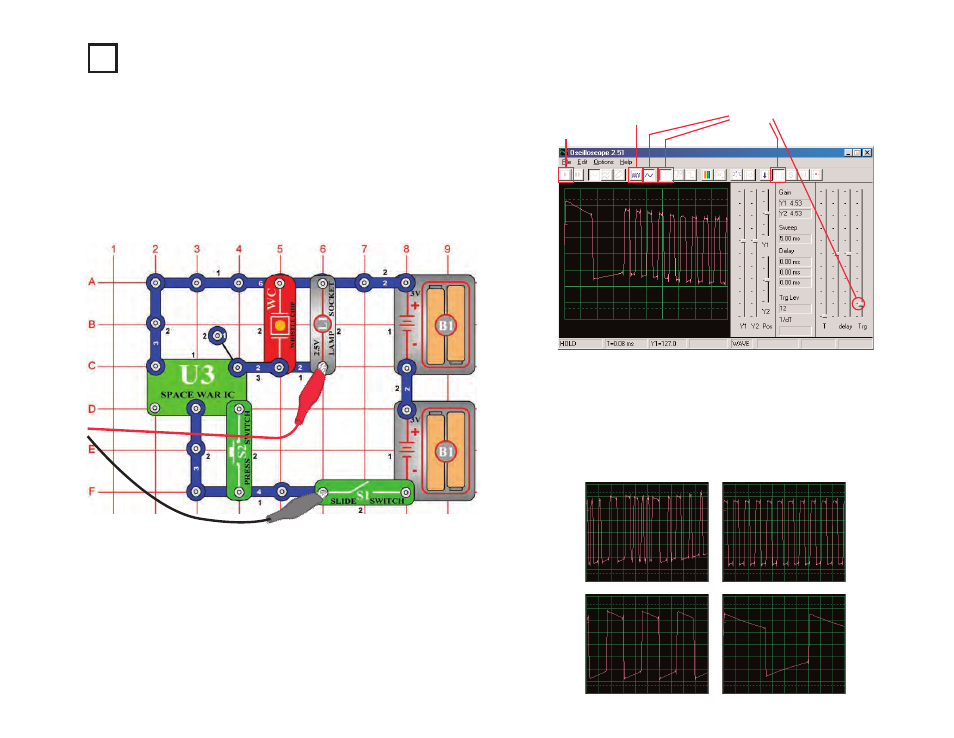Project #pc13 space war pc | Elenco Upgrade Kit SC300 to SC750 User Manual | Page 177 / 212