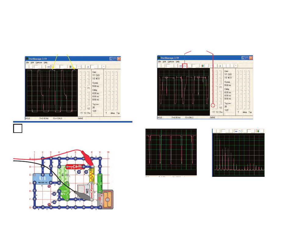 Project #pc42 music meter pc | Elenco Upgrade Kit SC300 to SC750 User Manual | Page 200 / 212