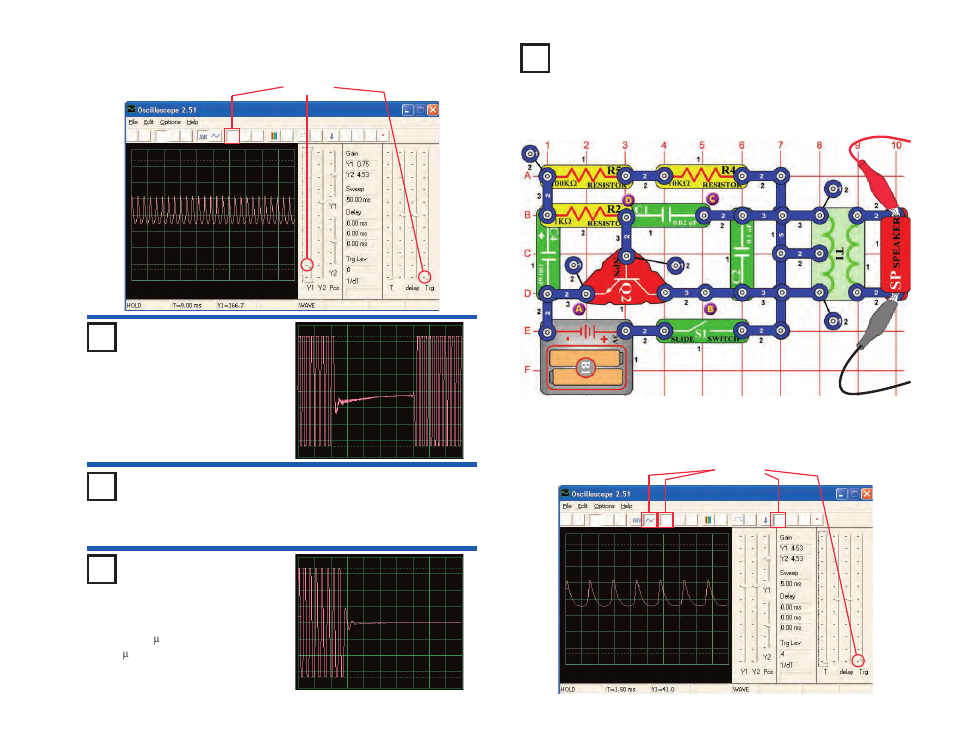 Project #pc53 bird sounds pc, Project #pc50, Project #pc51 | Project #pc52 | Elenco Upgrade Kit SC300 to SC750 User Manual | Page 203 / 212