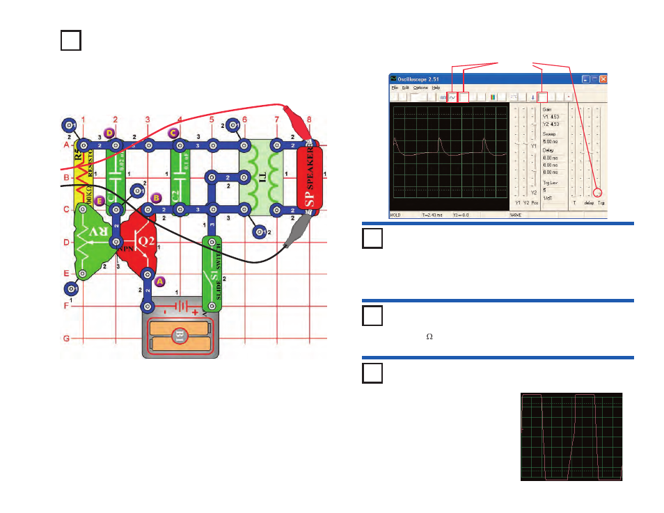 Project #pc59 variable oscillator pc, Project #pc60, Project #pc61 | Project #pc62 | Elenco Upgrade Kit SC300 to SC750 User Manual | Page 205 / 212