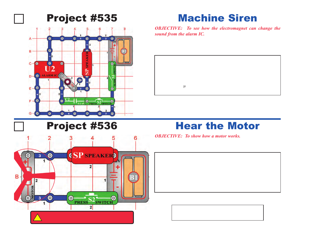 Hear the motor, Machine siren | Elenco Upgrade Kit SC500 to SC750 User Manual | Page 20 / 148