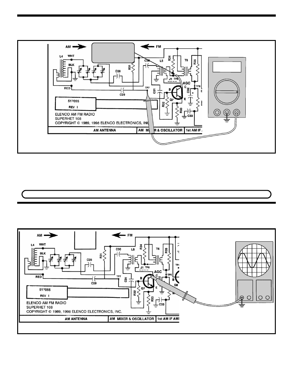 Static measurements, Dynamic measurements | Elenco SEE AMFM108CK User Manual | Page 26 / 56