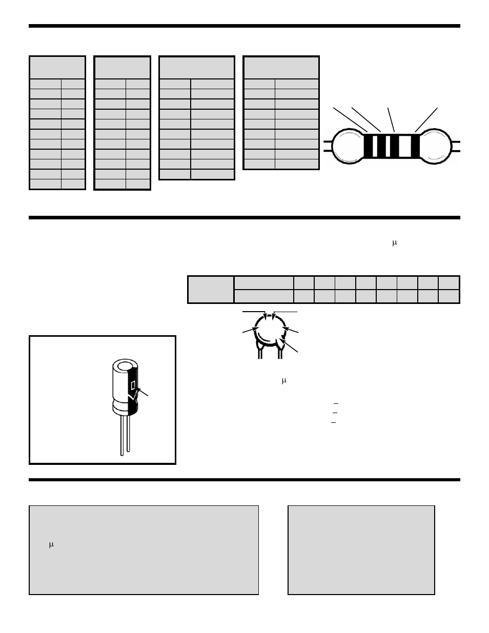 Warning, Identifying resistor values, Metric units and conversions | Identifying capacitor values | Elenco SEE AMFM108CK User Manual | Page 3 / 56