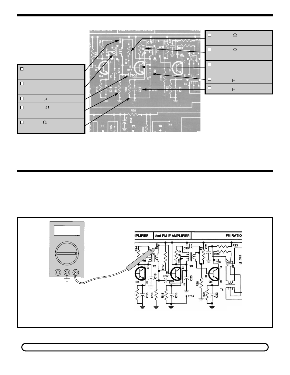 Assembly instructions static tests | Elenco SEE AMFM108CK User Manual | Page 38 / 56
