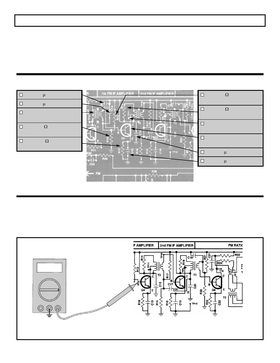 Static tests, Assembly instructions | Elenco SEE AMFM108CK User Manual | Page 40 / 56