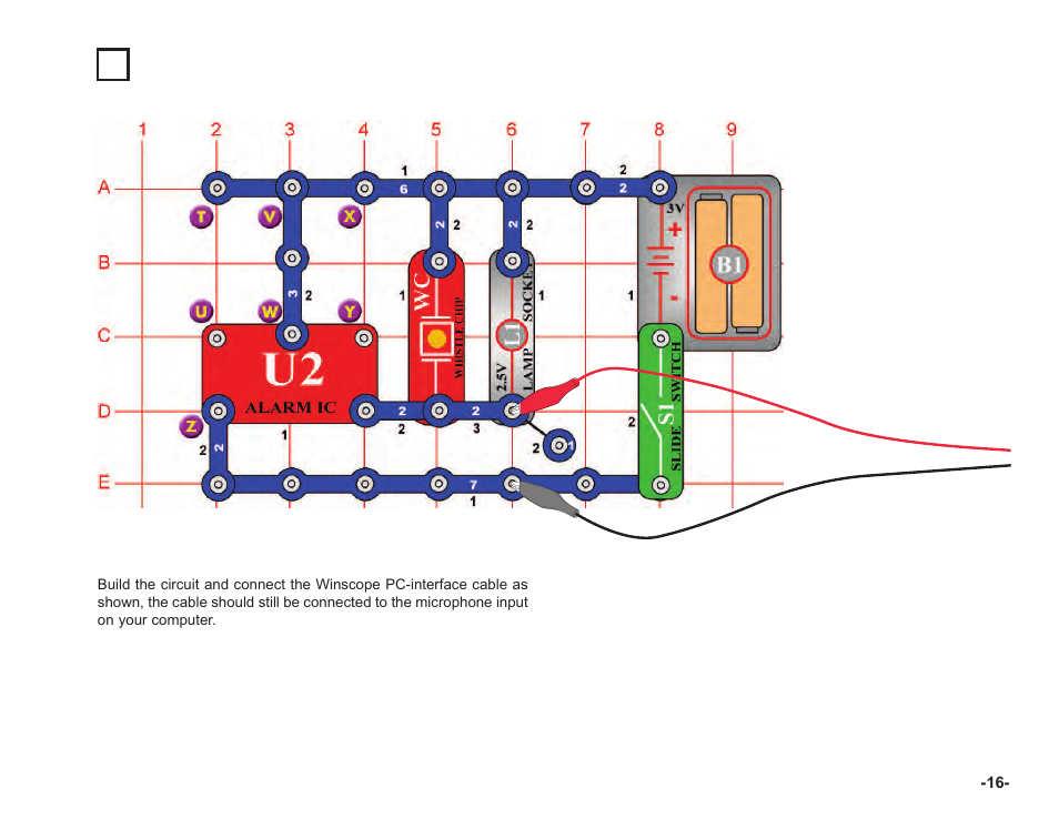 Project #pc4, Light & sounds pc | Elenco Computer Inteface for Snap Circuits® User Manual | Page 17 / 60