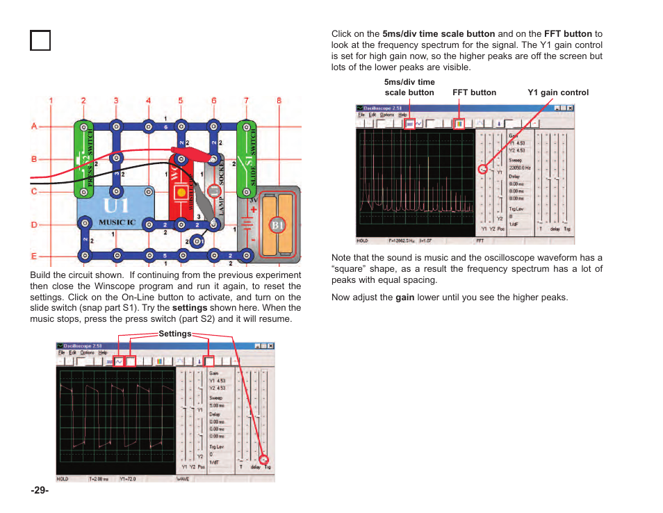 Project #pc17 doorbell pc | Elenco Computer Inteface for Snap Circuits® User Manual | Page 30 / 60