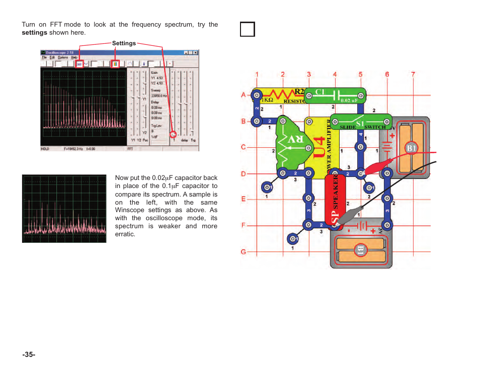 Project #pc22 trombone pc | Elenco Computer Inteface for Snap Circuits® User Manual | Page 36 / 60