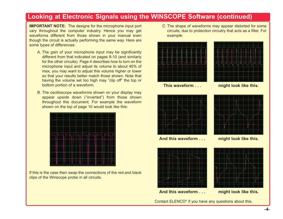 Elenco Computer Inteface for Snap Circuits® User Manual | Page 5 / 60