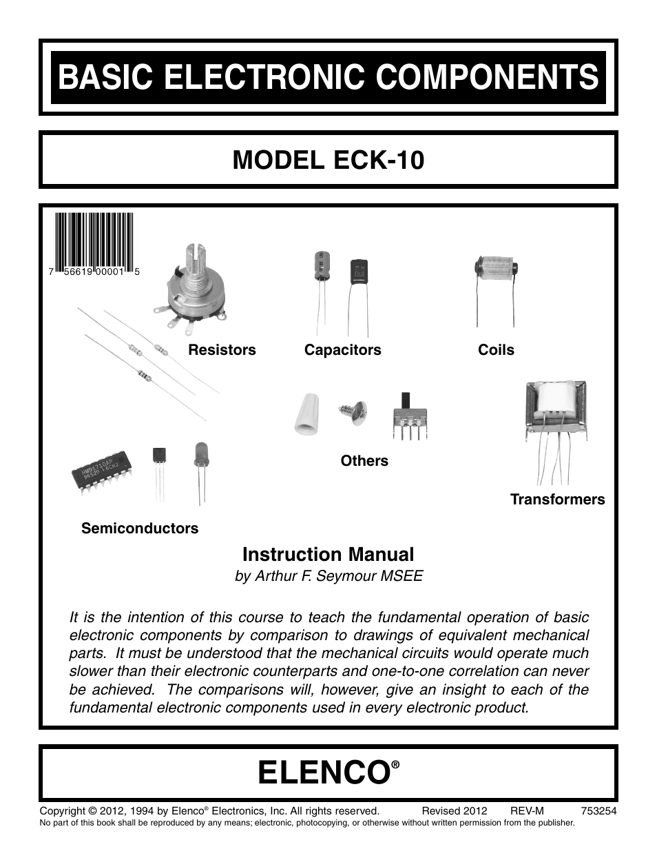 Elenco Electronic Component Kit User Manual | 28 pages