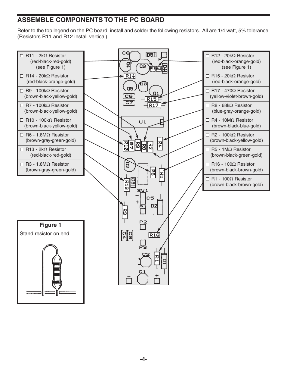Assemble components to the pc board | Elenco Logic Pulser Kit User Manual | Page 5 / 12